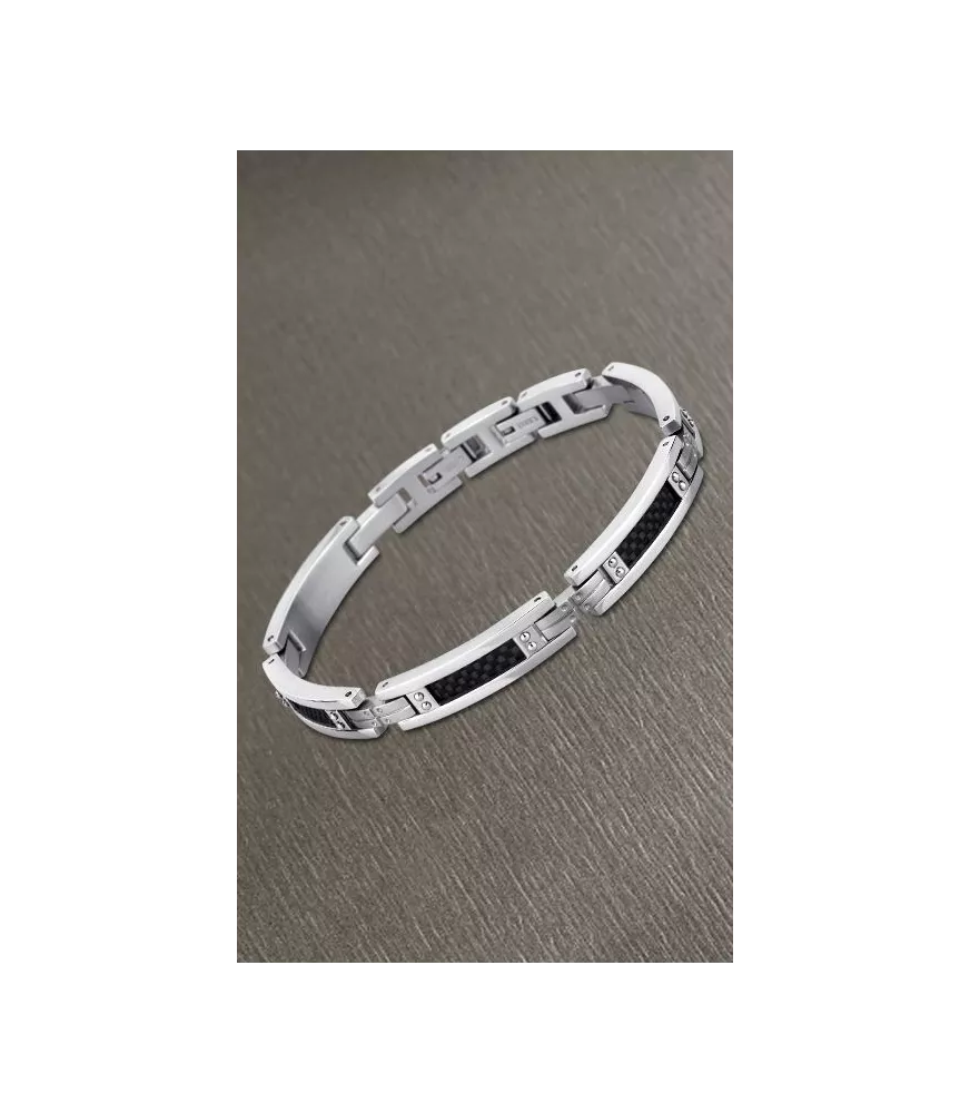 PULSERA LOTUS STYLE MEN IN BLACK HOMBRE
 LS1650/2/1