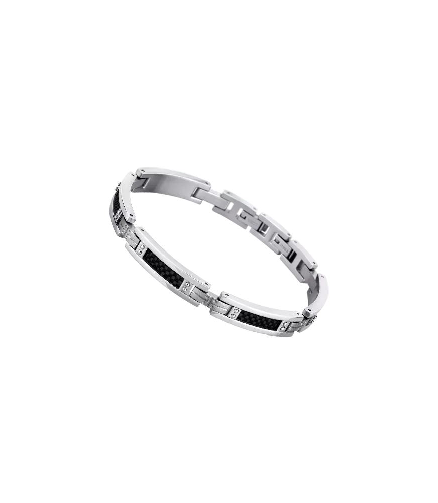 PULSERA LOTUS STYLE MEN IN BLACK HOMBRE
 LS1650/2/1