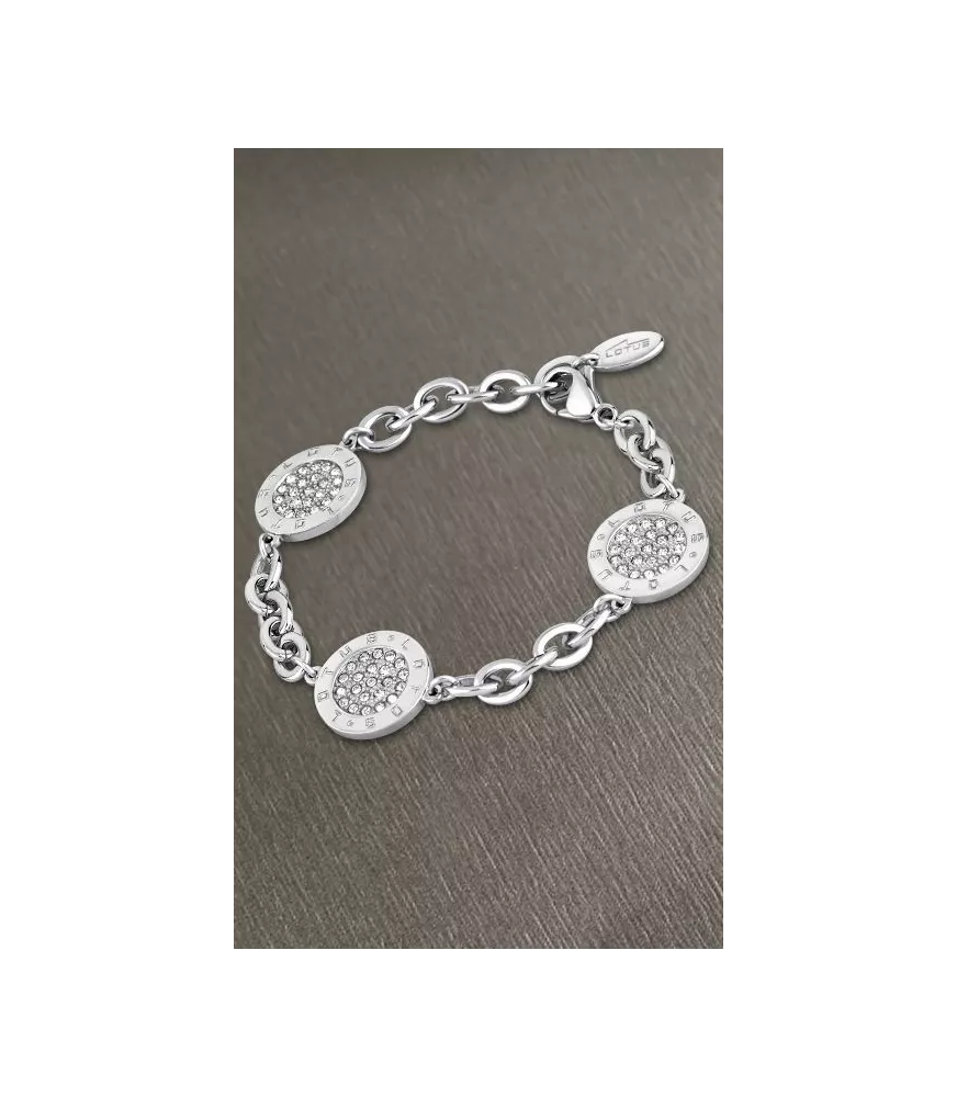 Pulsera Lotus Style LS1751/2/1 en acero inoxidable 316L, 