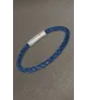 Pulsera lotus hombre trenzado azul ls2141/2/1