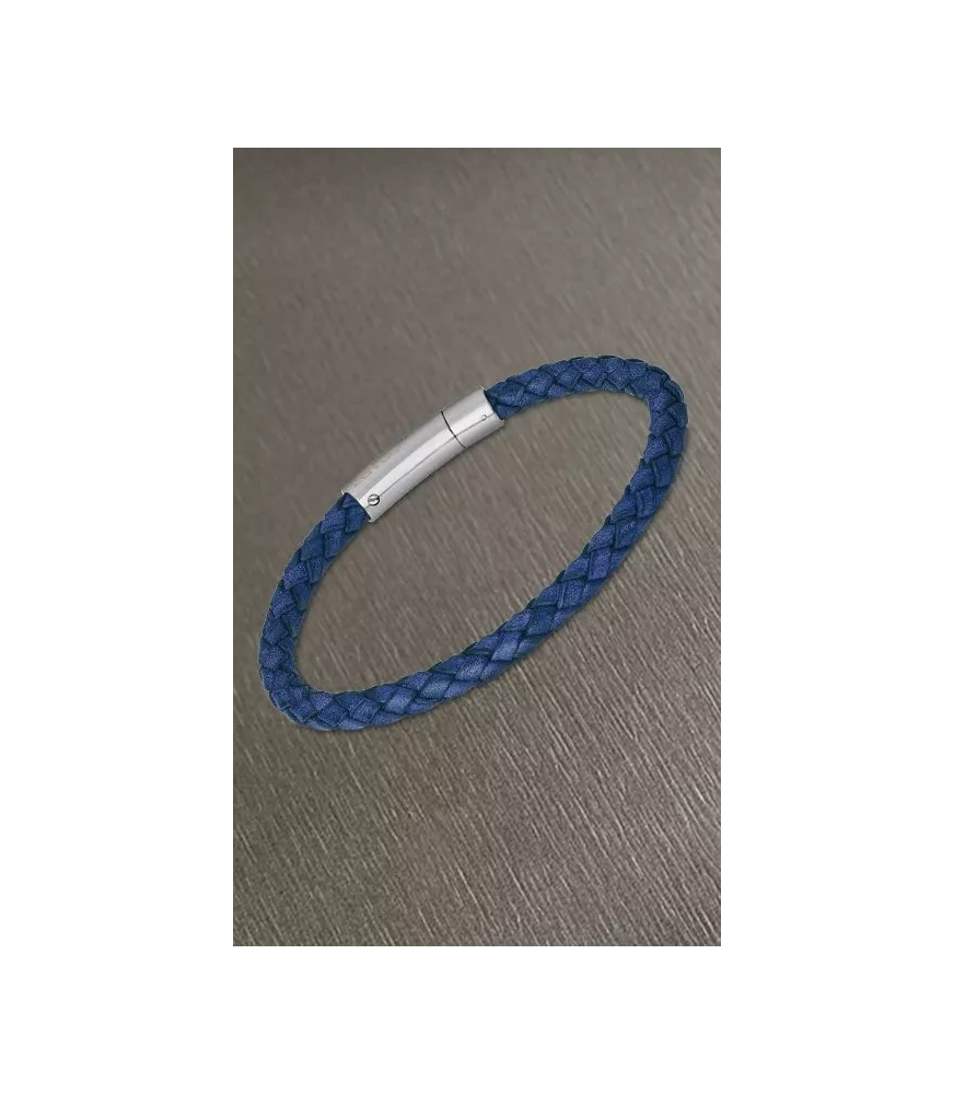 Pulsera lotus hombre trenzado azul ls2141/2/1