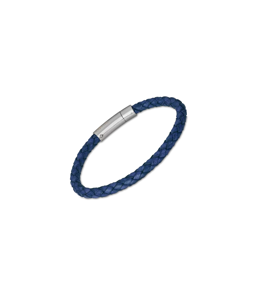 Pulsera lotus hombre trenzado azul ls2141/2/1
