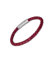 Pulsera lotus hombre trenzado rojo ls2141/2/2