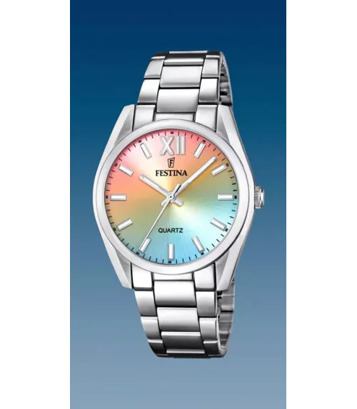 Reloj Festina mujer, cuarzo ,analógico, 3 agujas. F20622/H