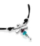 Collar Ser Rebelde UNOde50, en metal bañado en plata.