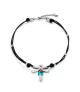 Collar Ser Rebelde UNOde50, en metal bañado en plata.