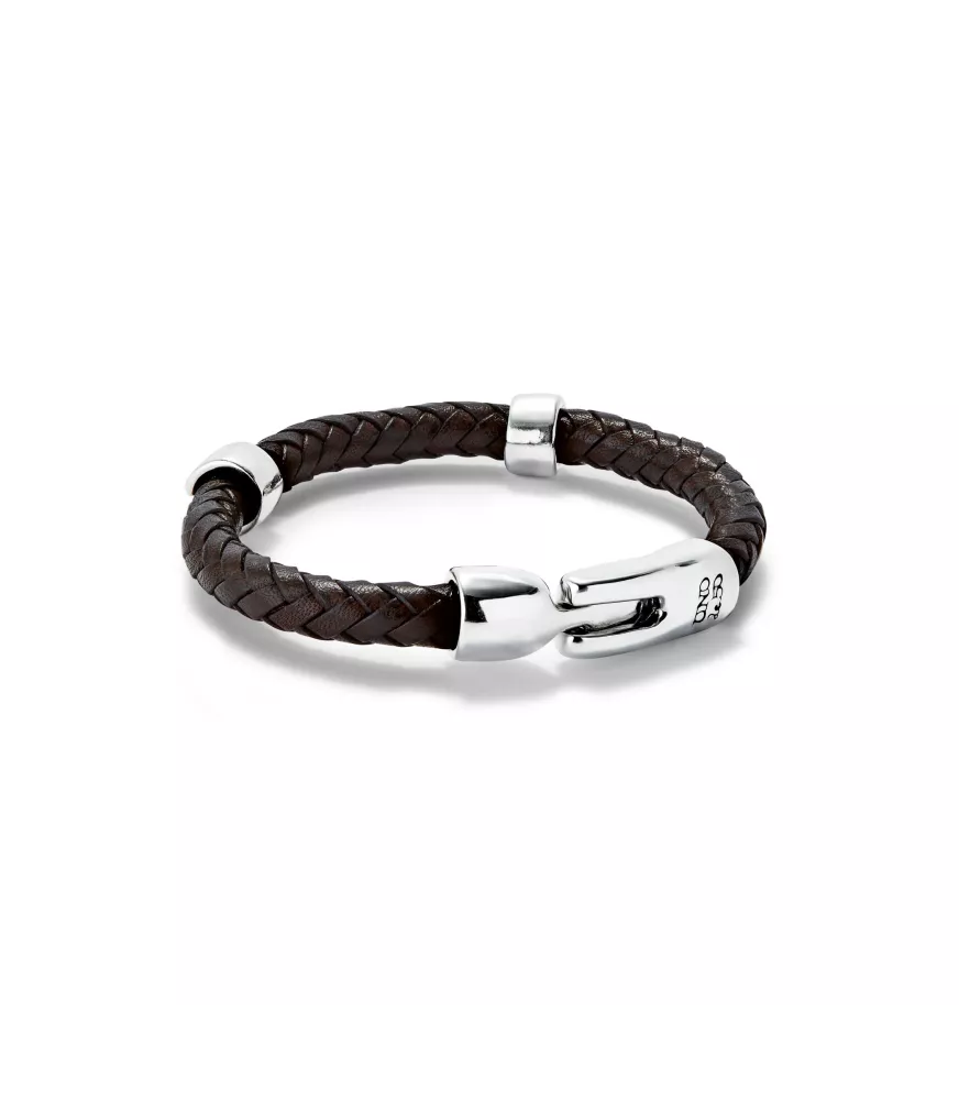 Pulsera Ser Natural Unode50, en metal bañado en plata.