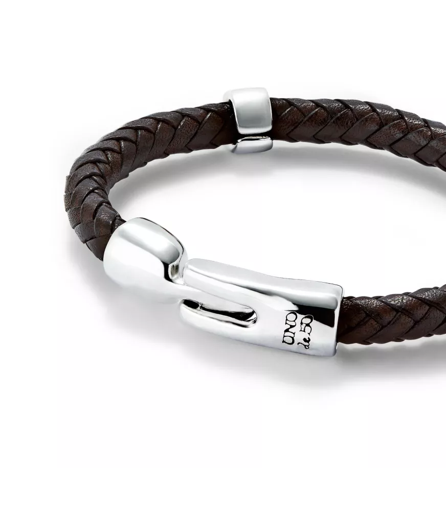 Pulsera Ser Natural Unode50, en metal bañado en plata.