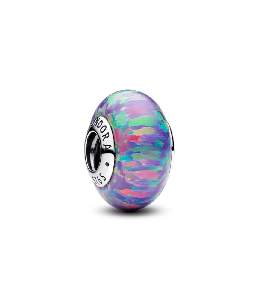 Charm Colgante Divisible en plata de ley y con un recubrimiento en oro de 14k Esposas que se abren