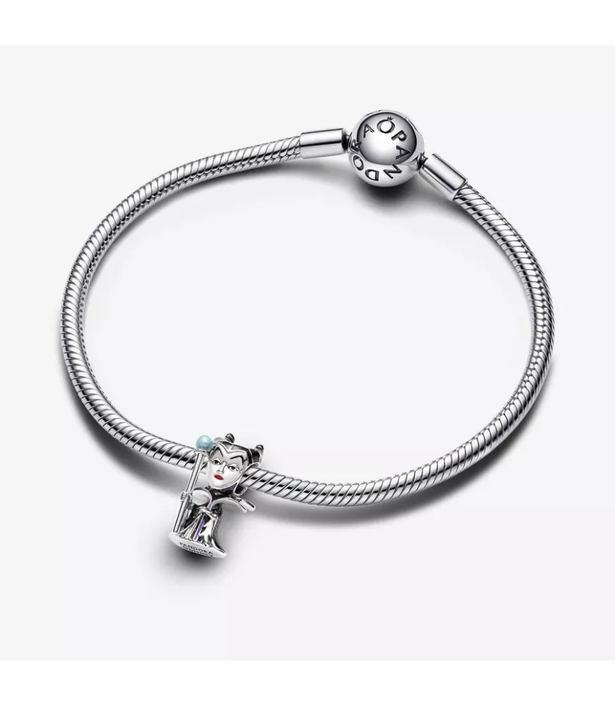 Charm en plata de ley Maléfica Villanos de Disney 