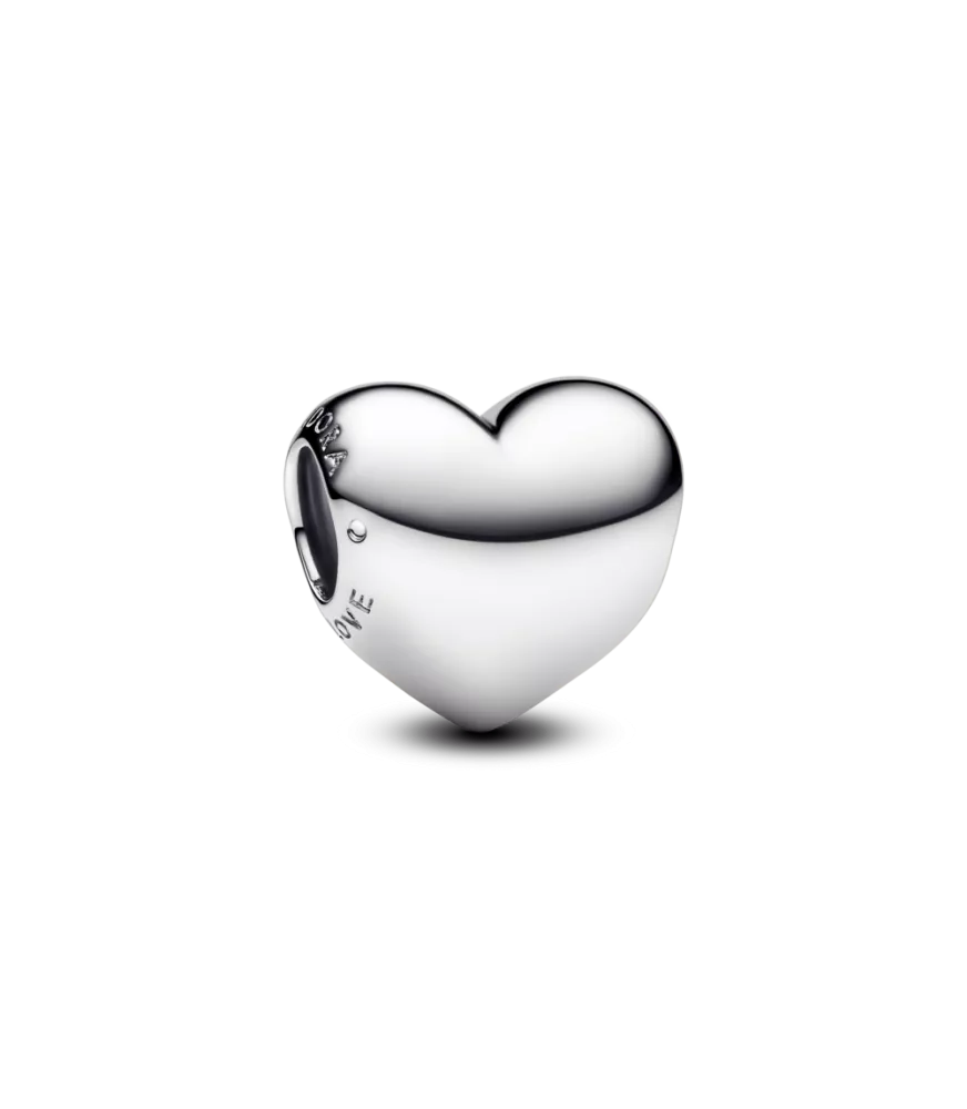 Charm Grabable en plata de ley Corazón Be Love