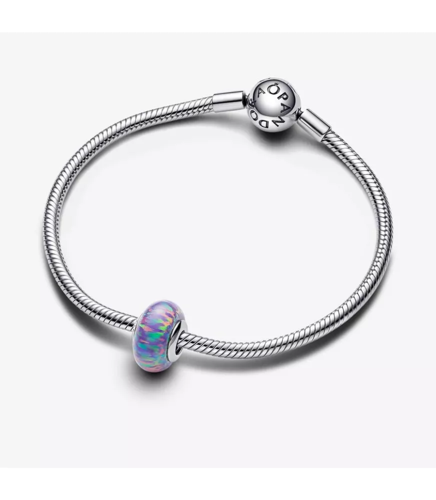 Charm Colgante Divisible en plata de ley y con un recubrimiento en oro de 14k Esposas que se abren