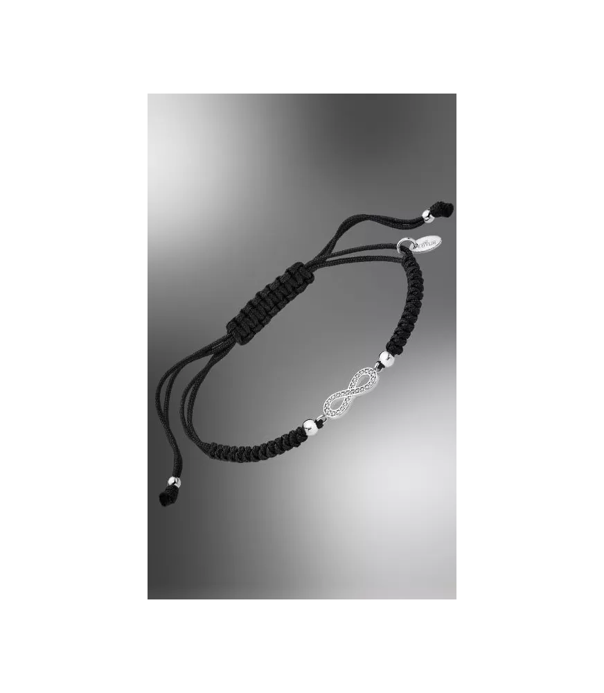 Pulsera Lotus Silver Trendy, en forma de infinito y con circonitas