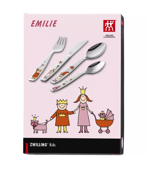Cubiertos de acero "Princesa Emilie". LU6110