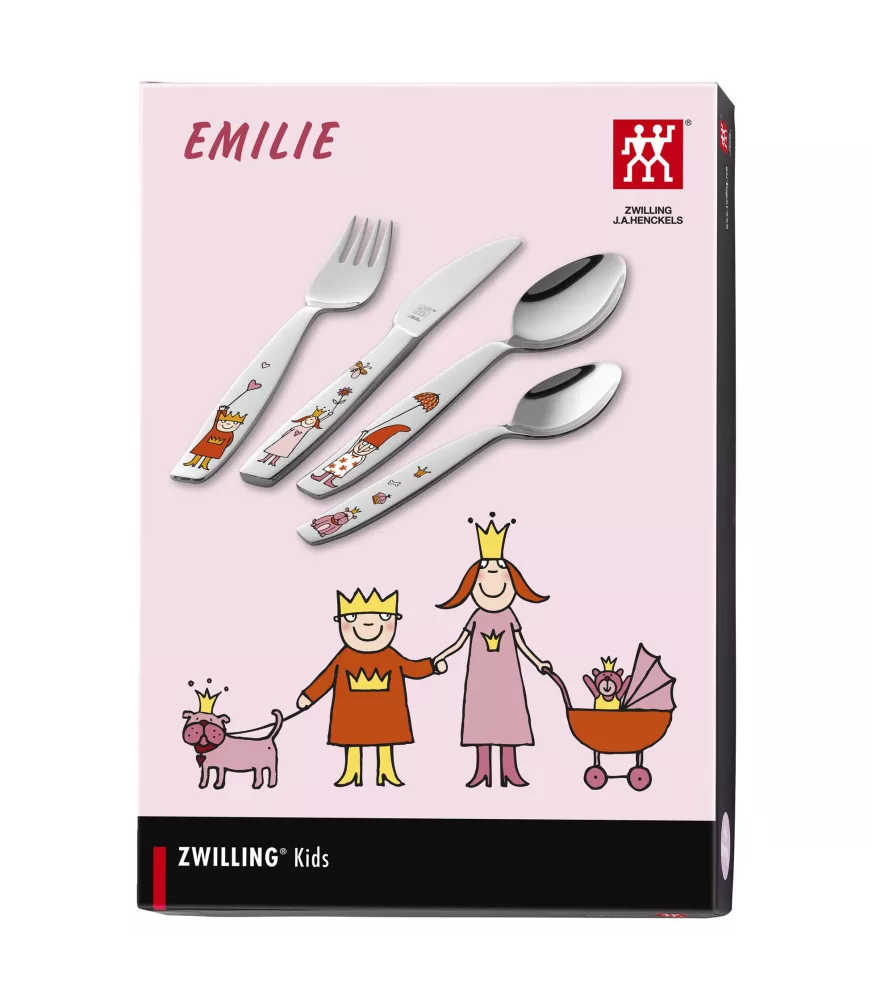 Cubiertos de acero "Princesa Emilie". LU6110