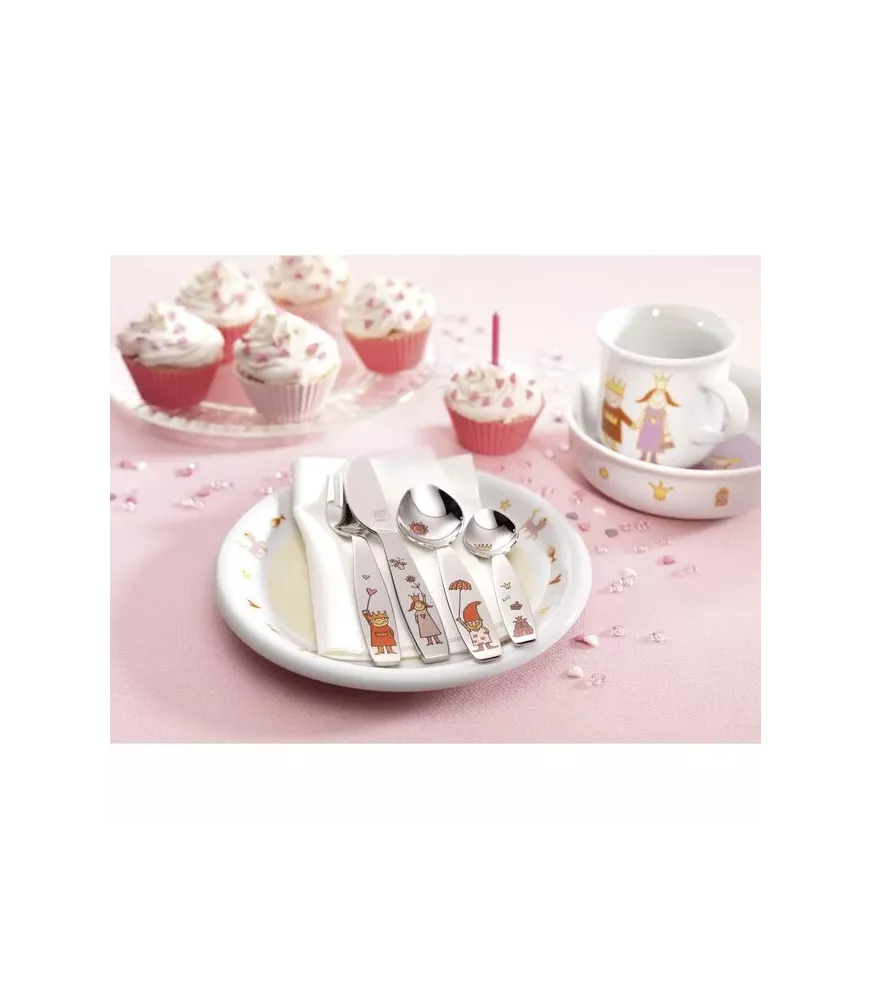 Cubiertos de acero "Princesa Emilie". LU6110