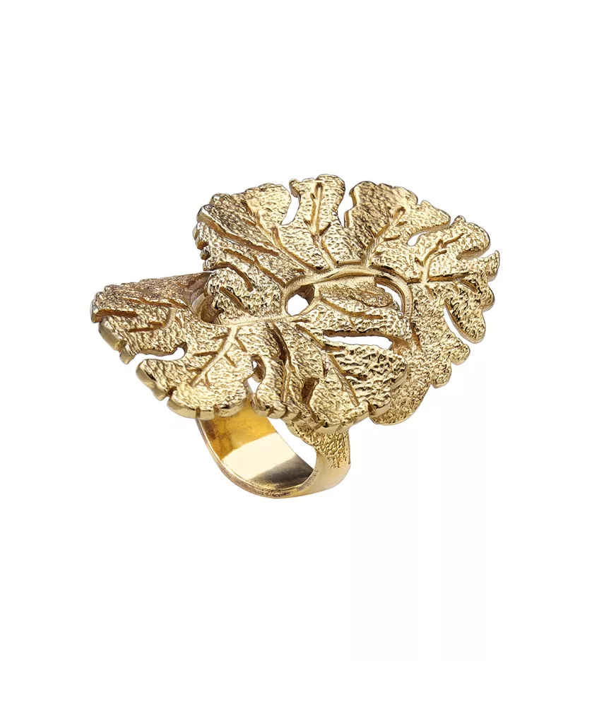 Anillo Heritage, de Duran Exquse en plata dorada. 00511917