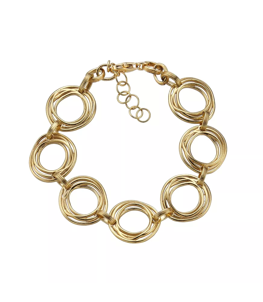 Pulsera Diana, de Duran Exquse en plata dorada. 00512665