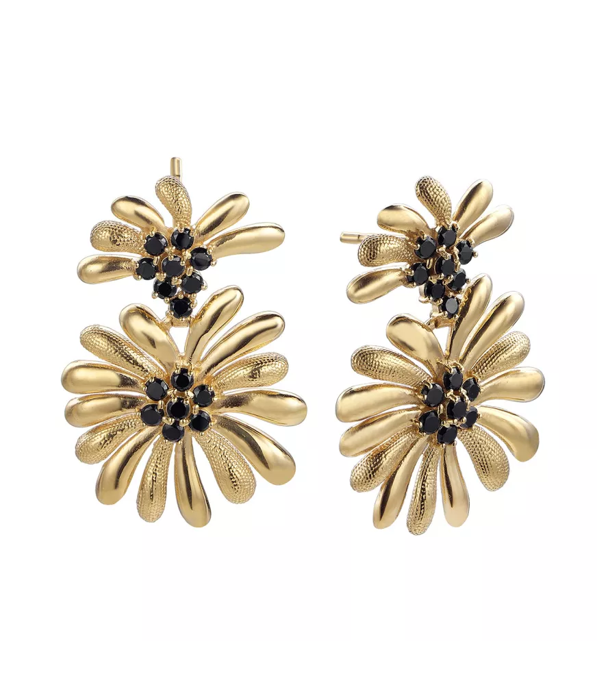 Pendientes Heritage, de Duran Exquse en plata dorada. 00512718