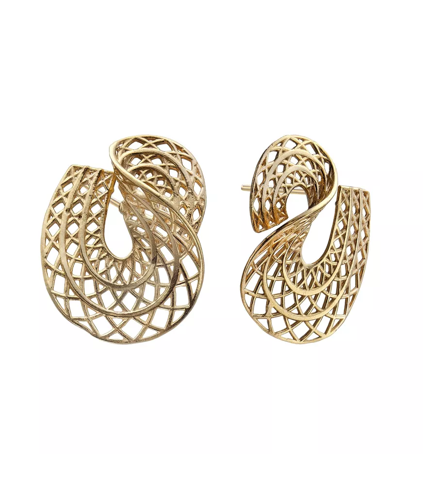 Pendientes Heritage, de Duran Exquse en plata dorada. 00512719