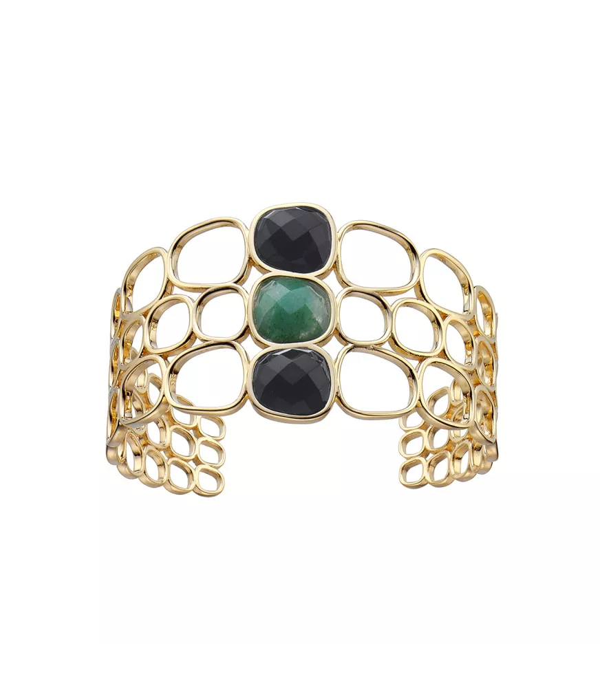 Brazalete Matisse, de Duran Exquse en plata dorada. 00512838