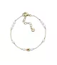 Pulsera Pearl, de Duran Exquse en plata dorada. 00512682