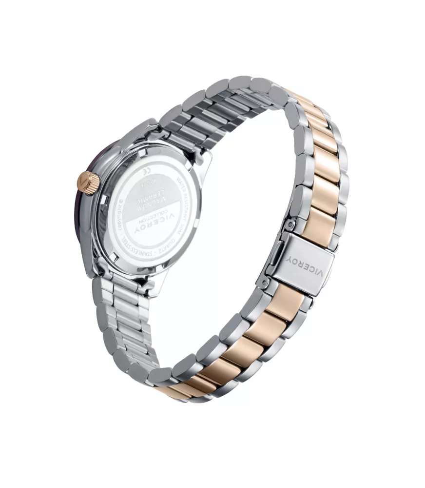 Reloj Viceroy mujer, cuarzo, analógico, 3 agujas y calendario.