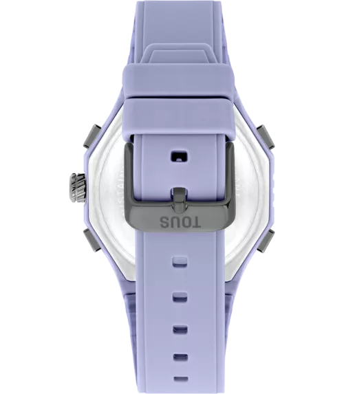 RELOJ TOUS BET ANALOGICO/DIGITAL DE ACERO LILA PARA MUJER 3000135000