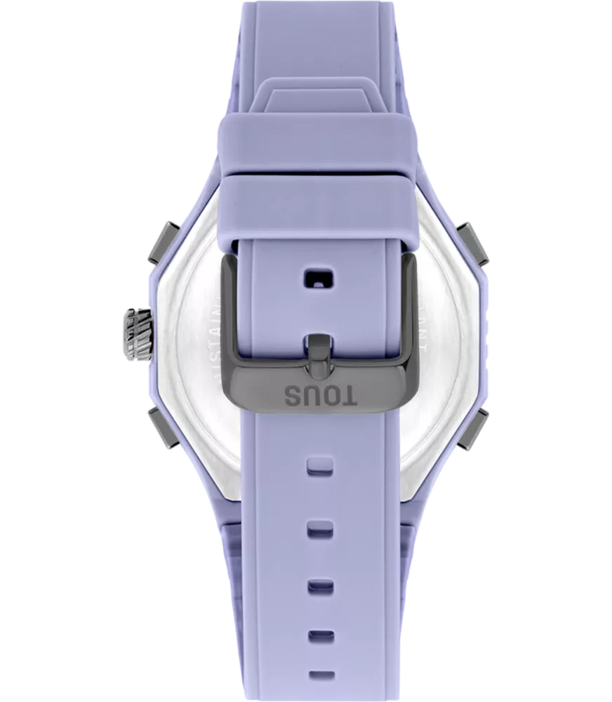 RELOJ TOUS BET ANALOGICO/DIGITAL DE ACERO LILA PARA MUJER 3000135000