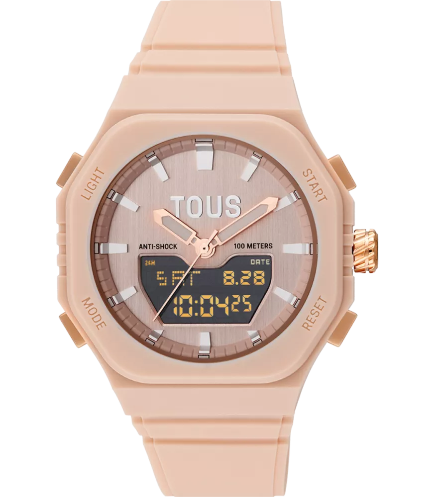RELOJ TOUS BET ANALOGICO/DIGITAL DE ACERO NUDE PARA MUJER 3000135200
