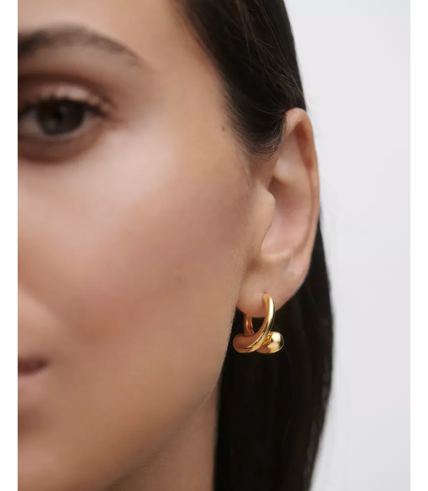 Pendientes Loop, P D Paola, colección Básicos de joyeria.