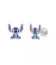 Pendientes Disney Stitch esmalte, en plata de ley.