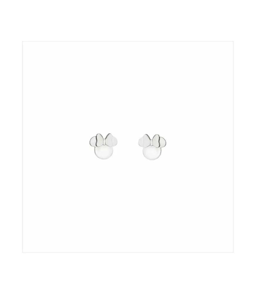 Pendientes Disney Minnie Mouse, en acero.