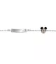 Pulsera Disney Mickey Mouse esmalte, en plata 925 milésimas.