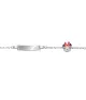 Pulsera Disney Minnie Mouse esmalte, en plata 925 milésimas.
