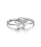 Anillo en plata de ley Divisible Los Amigos No Mienten de Stranger Things