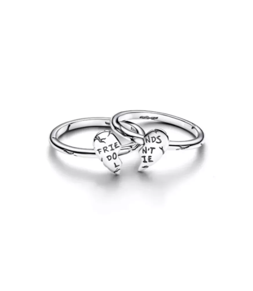 Anillo en plata de ley Divisible Los Amigos No Mienten de Stranger Things