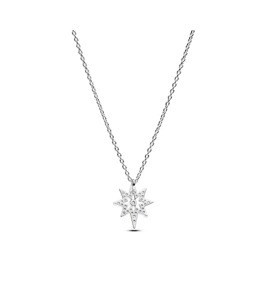 Collar en plata de ley Estrella Polar