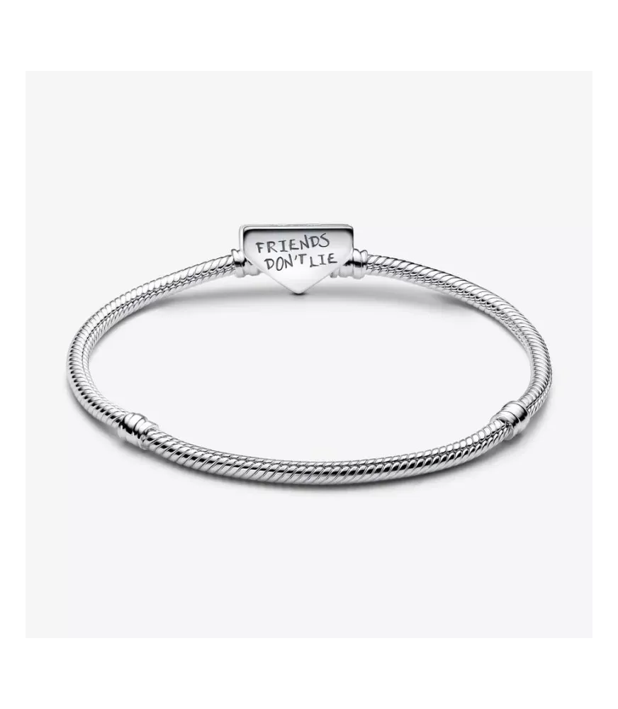 Pulsera Pandora Moments Cadena de Serpiente con Cierre de Stranger Things