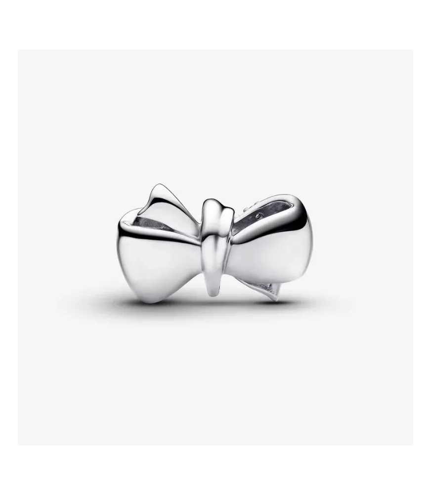 Charm en plata de ley Lazo Brillante