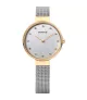 RELOJ MUJER BERING CLÁSICO MALLA FINA BICOLOR 12034-010