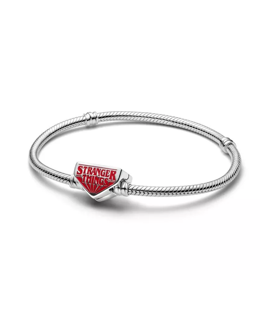 Pulsera Pandora Moments Cadena de Serpiente con Cierre de Stranger Things