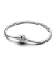 Pulsera Pandora Moments Cadena de Serpiente con Cierre de Estrella Polar