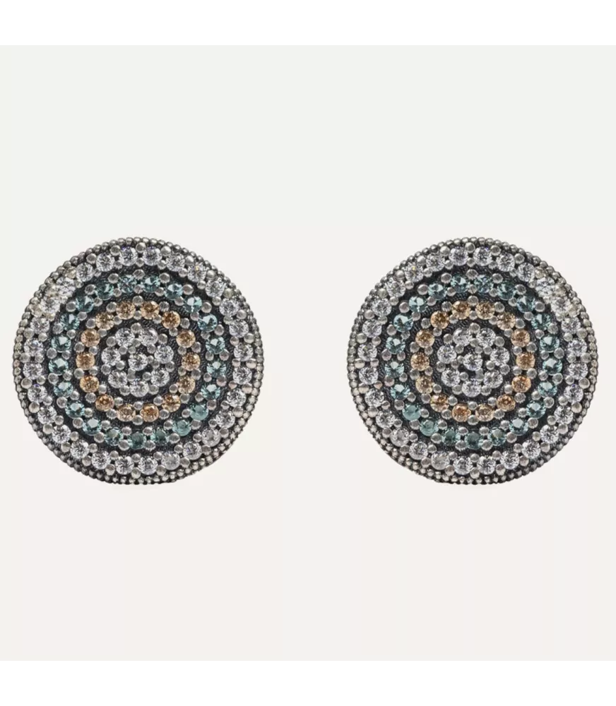 Pendientes Sunfield Áine, en plata de ley. PE065020