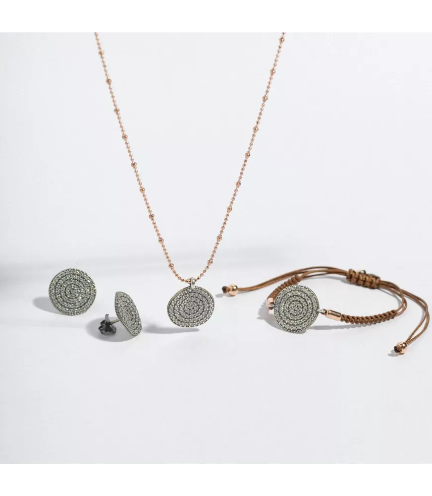 Pendientes Sunfield Áine, en plata de ley. PE065020