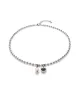 Collar Ser Único Unode50, en metal bañado en plata.