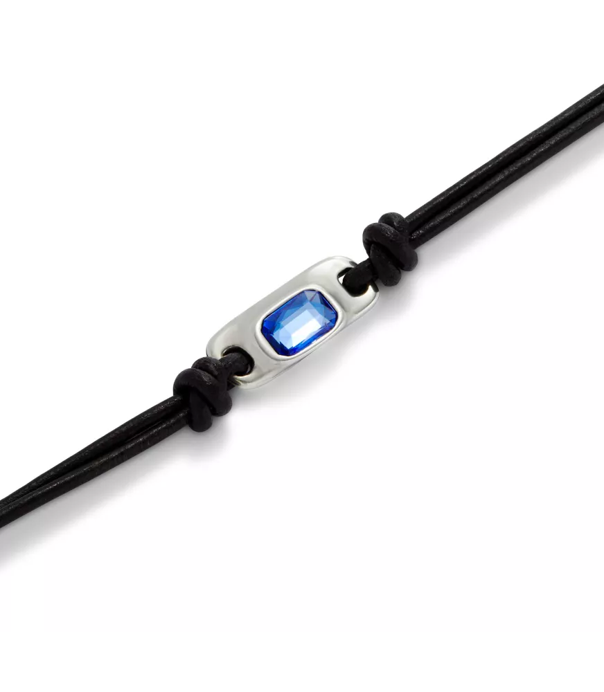 Pulsera Ser Magnética Unode50, en metal bañado en plata.