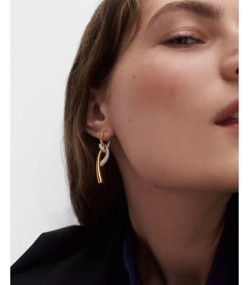 Aros Pavé Twist, P D Paola, colección Twist.