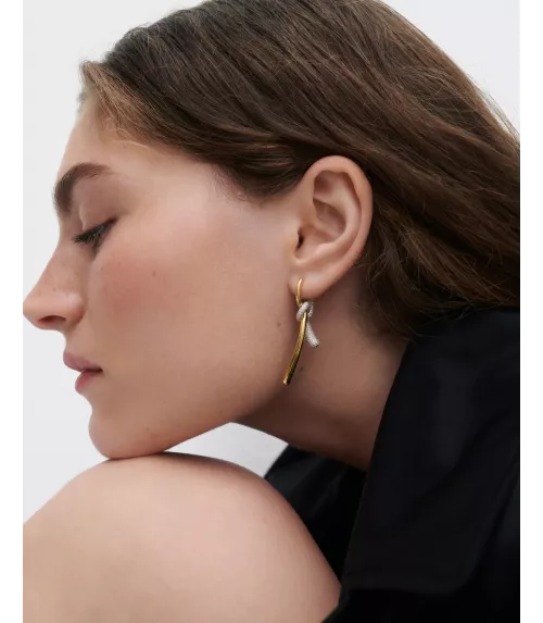 Aros Pavé Twist, P D Paola, colección Twist.