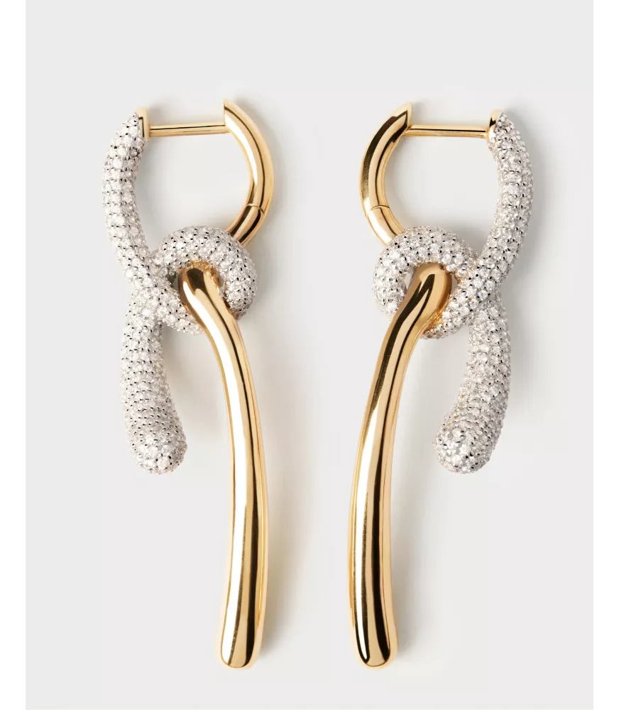 Aros Pavé Twist, P D Paola, colección Twist.